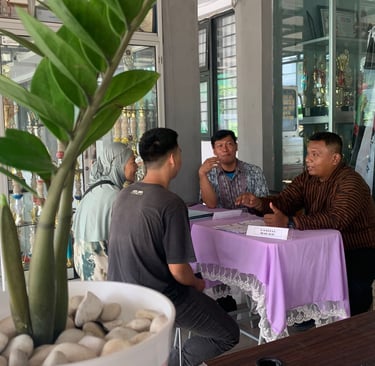 pelayanan informasi  oleh  panitia SPMB 2026