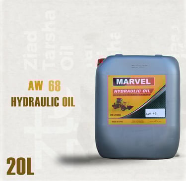 زيت هيدرولييك بعيار لزوجة AW 68 من مارفل