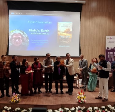 BOOK LAUNCH Pluto's Earth and Other Stories  by Susan Visvanathan