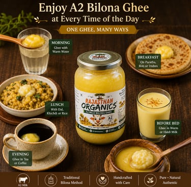 Healthy ways to consume A2 Bilona Ghee daily