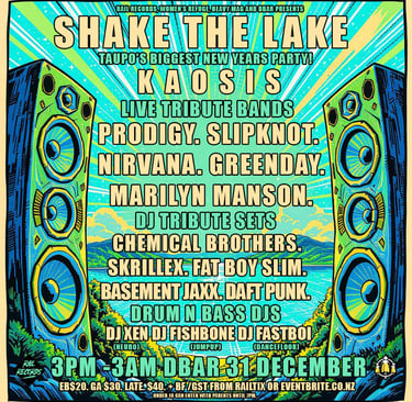 New Years Eve Taupo Shake The Lake
