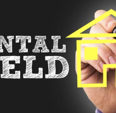 Rental yield in tourist cities showing vacation rental apartments, high occupancy beachfront propert