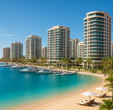 Comparison of beachfront real estate developments in Hurghada and Egypt’s North Coast