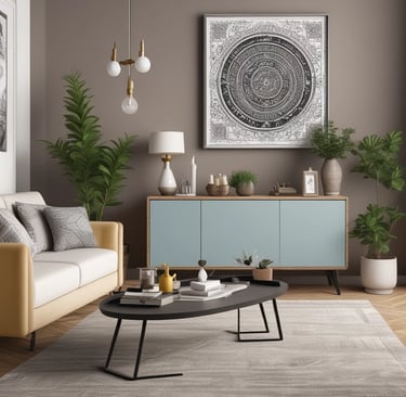 Colorful kids' toys and water bottles arranged playfully on a bright, cheerful surface.