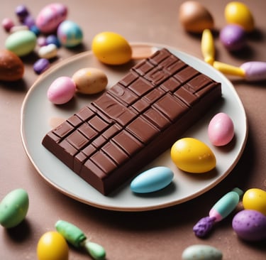 A festive Christmas scene with twinkling lights and decorations.