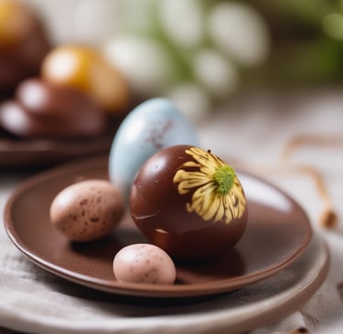 A festive Christmas scene with twinkling lights and decorations.