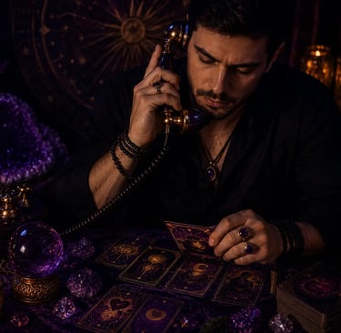 Tarólogo profissional para consulta de tarot por telefone e celular
