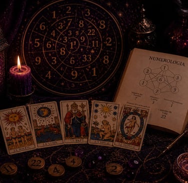 Consulta de Tarot de Marselha e Numerologia por telefone e WhatsApp