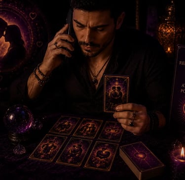 Consulta de Tarot sobre relacionamento amoroso ao vivo pelo WhatsApp