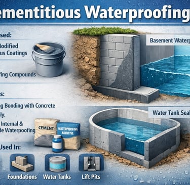 CEMENTITIOUS WATERPROOFING