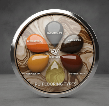 PU FLOORING TYPES