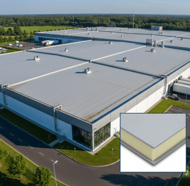 Insulated Sandwich Panel Roofing