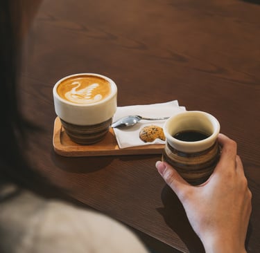 Magic and Manual Brew Coffee at Grind Now Coffee Bar Batam