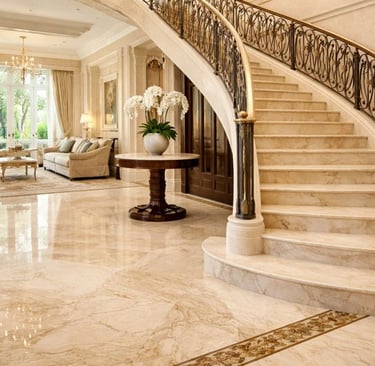 تركيب رخام السلم