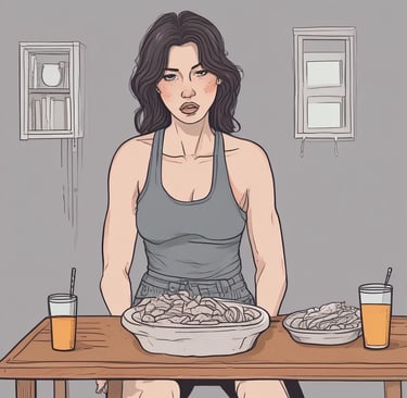 feeling bloated after a meal