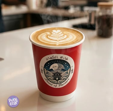 Buy 8oz double wall paper cups UAE - AED 520. Custom logo coffee cups & UAE delivery.