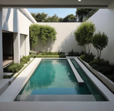 Aerial shot of several completed prefabricated houses in a modern neighborhood.