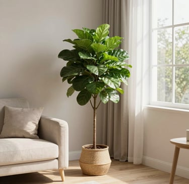 A cozy corner with cushions, a diffuser, and a small plant creating a peaceful atmosphere.