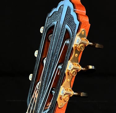 Kopfplatte Klassische Gitarre im Stil von Francisco Simplicio