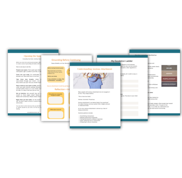 pages of anxious attachment workbook