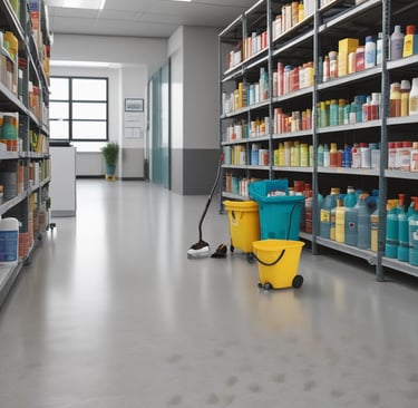 A collection of aromatic candles and air fresheners emitting a warm glow