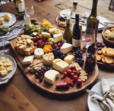 Engraved stainless steel kitchen utensils laid out with fresh herbs and spices.