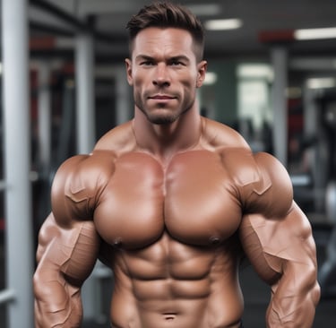 Group shot of diverse male fitness influencers collaborating on a campaign with branded wellness gear.