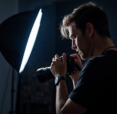 Fotografia profissional: iluminação e enquadramento para produção audiovisual