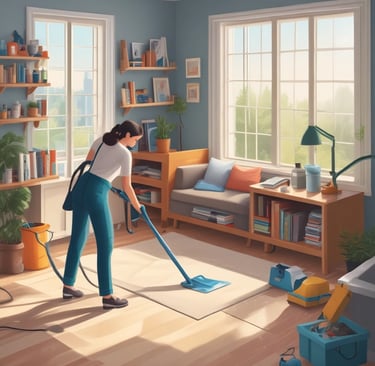 Bright living room with modern inventory