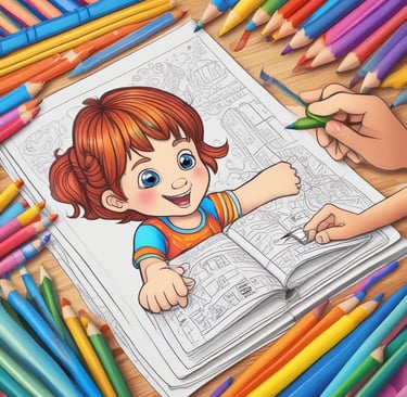 A person watching an online course on a tablet with headphones on