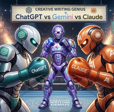 Claude vs ChatGPT vs Gemini for creative writing 2026 comparison