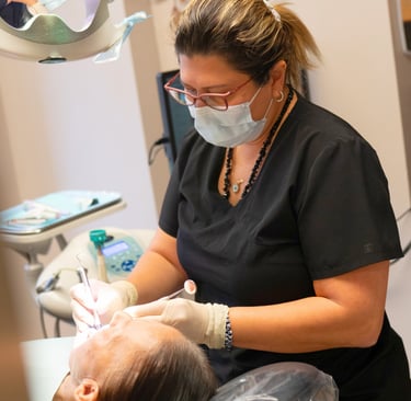 dentist in New York doing a crown in one day