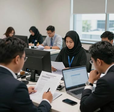 Close-up of a sleek smartphone displaying a smart assistant chat interface with futuristic blue and gold accents.