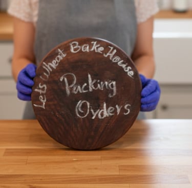 To know your order status from Lets wheat baek house