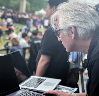 engineer tuning sound system