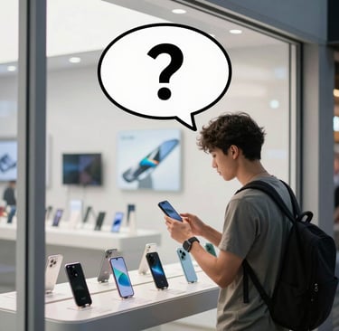 woman holding iPhone during daytime