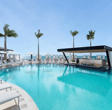 Desire Eden pool with swim up bar