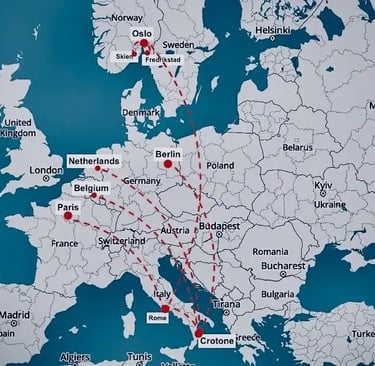 Zainab abdulkarim, Facilitating migrant smuggling, Norway,Italy,Rome,Crotone