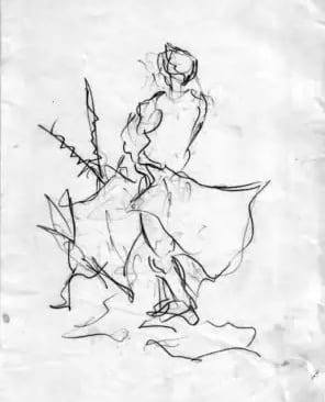 Early drawings by Gregory Christeas