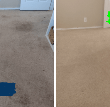 Image of Refresh Property Services after a carpet cleaning in san antonio, TX. 