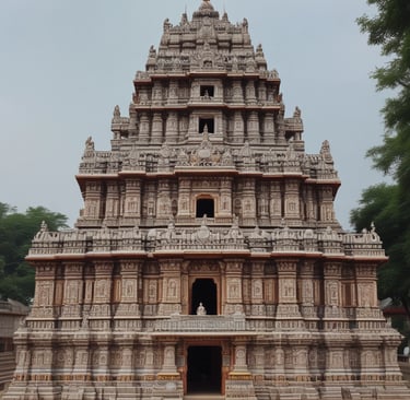 A welcoming office entrance of Sree Lands with a friendly agent ready to assist clients.