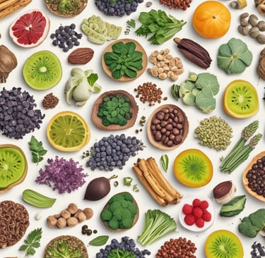 A serene bathroom shelf displaying datuns' herbal skincare and bath products with soft natural lighting.