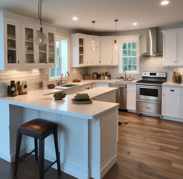 Bright living room with modern inventory