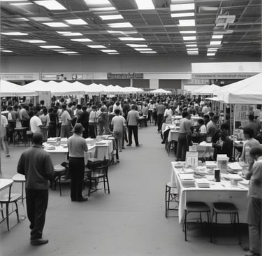 Participants in a mentorship session, exchanging ideas in a warm, inviting room filled with natural light.