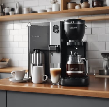 A vibrant outdoor scene showcasing durable camping gear and accessories