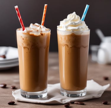 A couple of glasses sitting on top of a counter