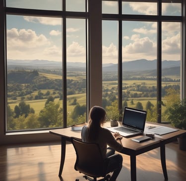 person using MacBook Pro