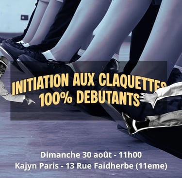 stage d'initiation aux claquettes débutants - bill Robinson & Fred Astaire