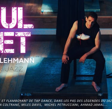 Aurélien Lehmann band leader pour Soul Feet - Tap Dance Jazz