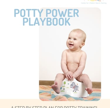 Potty training guide for toddlers by Sayang Sleep consultant Singapore.